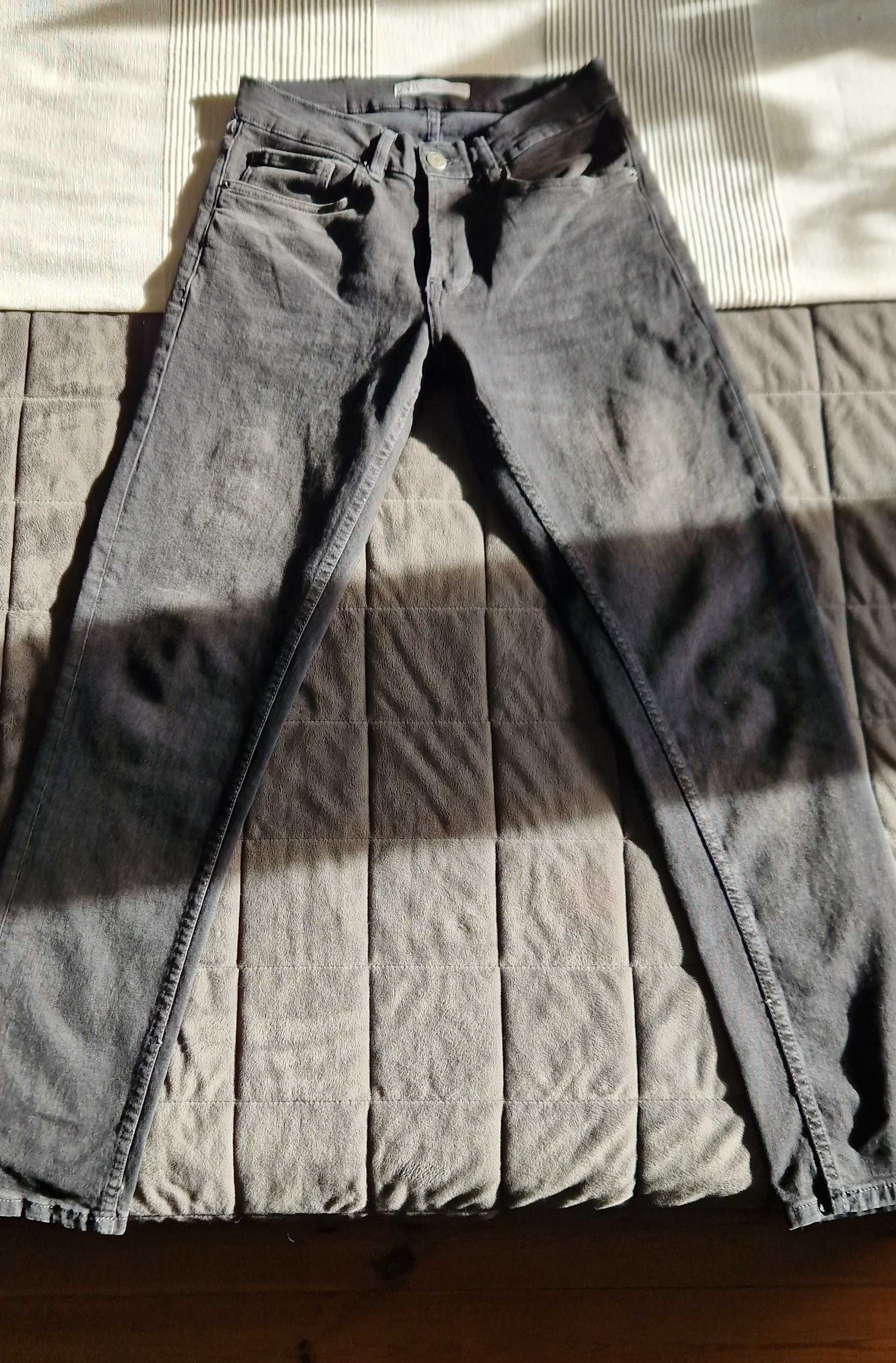 ZARA spodnie męskie jeansy czarne  Euro 36 jak nowe