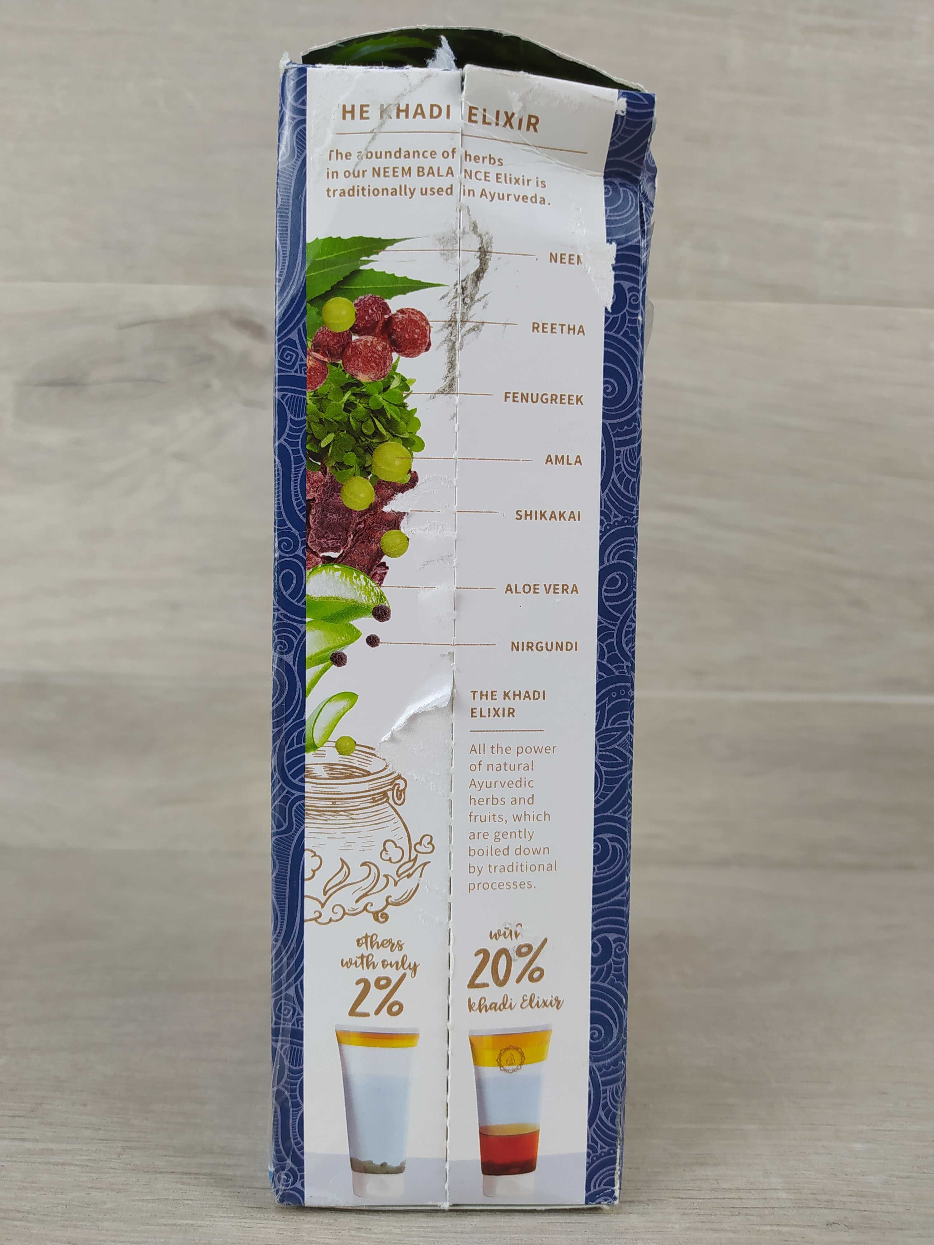 khadi NEEM BALANCE Szampon ajurwedyjski Przeciwłupieżowy 200 ml