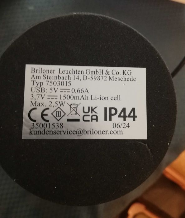Lampka bezprzewodowa akumulatorowa Briloner Mini