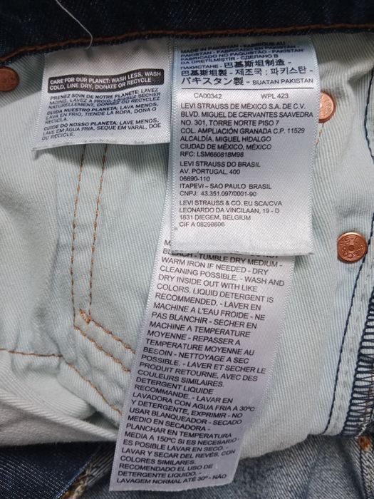 Levi's 502 HI - BALL Premium spodnie jeansy roz S