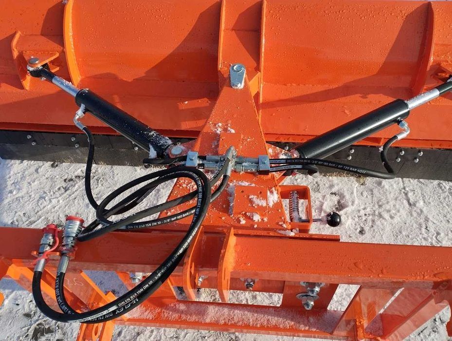 Pług prosty cieżki do śniegu solidny spychacz różne szerokości