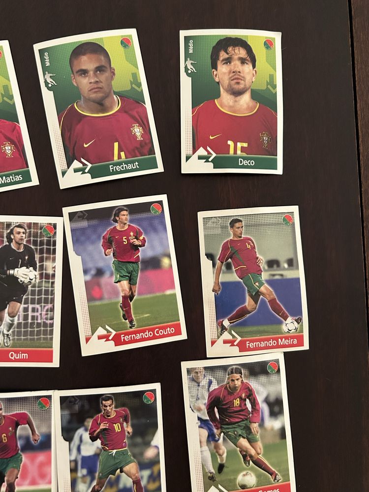 Cromos panini a Caminho do EURO 2004