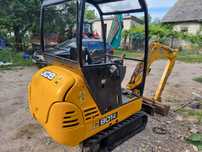 minikoparka JCB 8015, sprawna, wszystkie funkcje działają