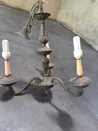 candeeiro antigo de bronze