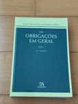 Livro Das Obrigações em Geral (Antunes Varela)