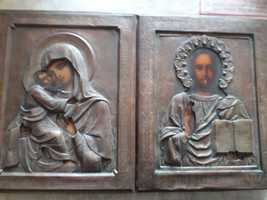 Венчальная пара икон, Россия, Х1X-XX век Икона Св.Николая