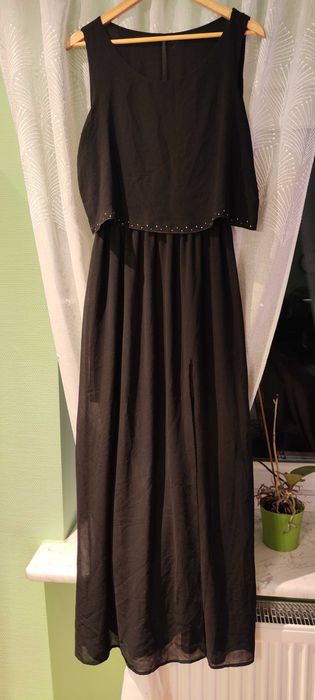 Suknia długa czarna