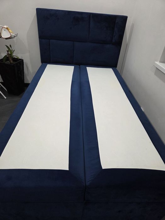 Łóżko 120x200 z pojemnikami na posciel