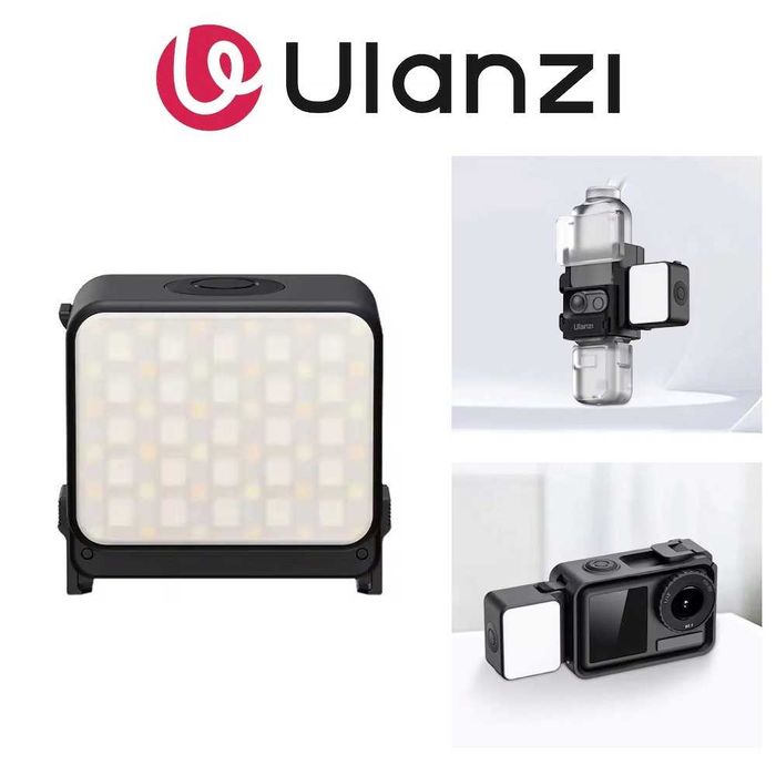Magnetyczna lampa LED ULANZI LM18 do kamer DJI Osmo Action 3 4 / 5 PRO