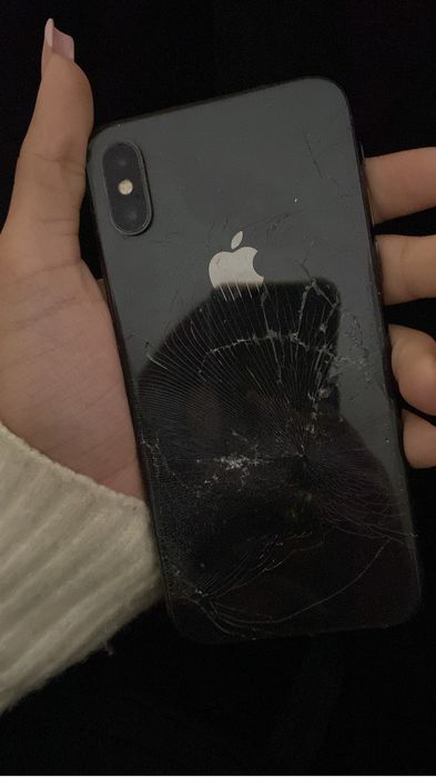 Iphone X usado trincado