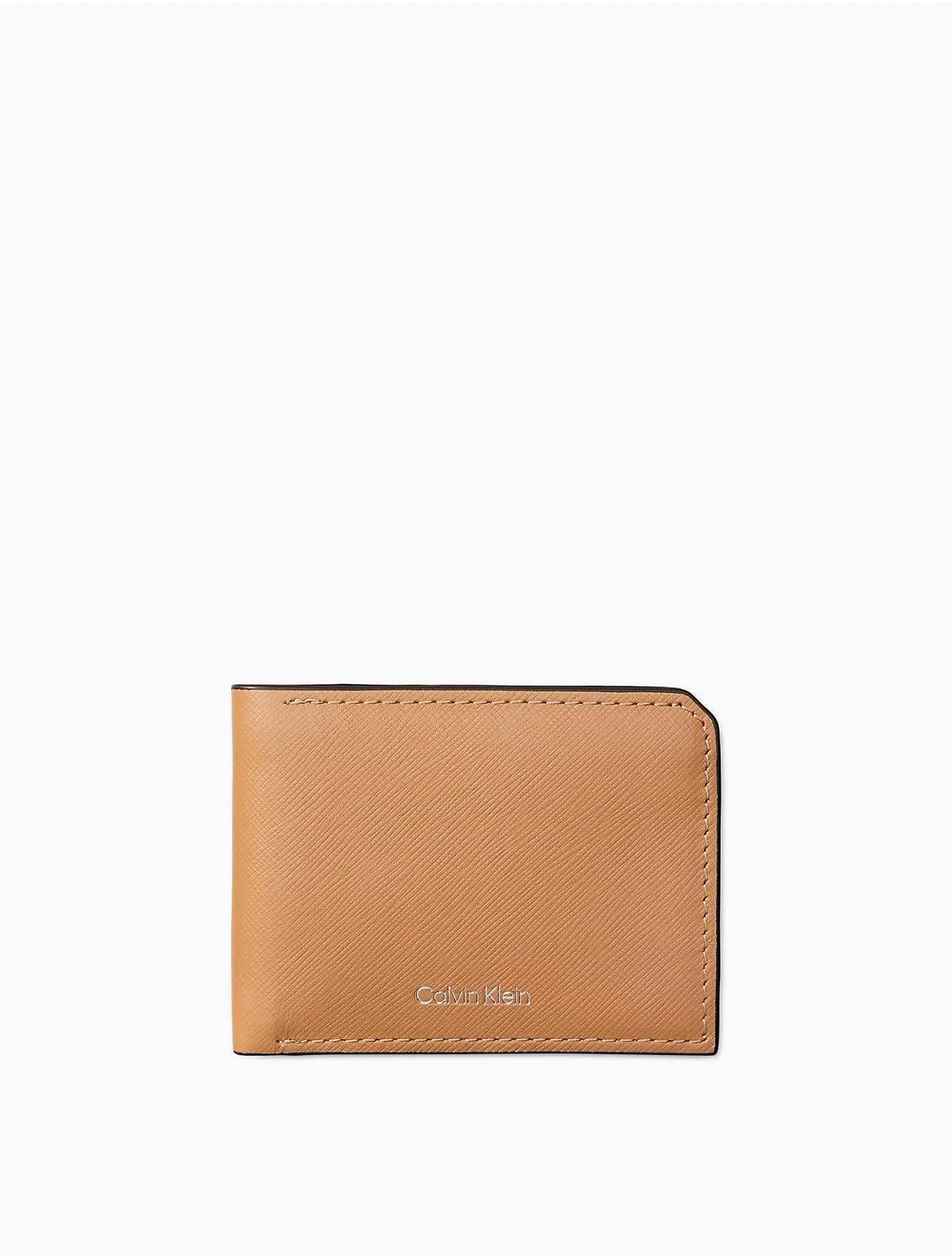 Новый кошелек кожаный calvin klein (ck leather cuoio wallet) с америки