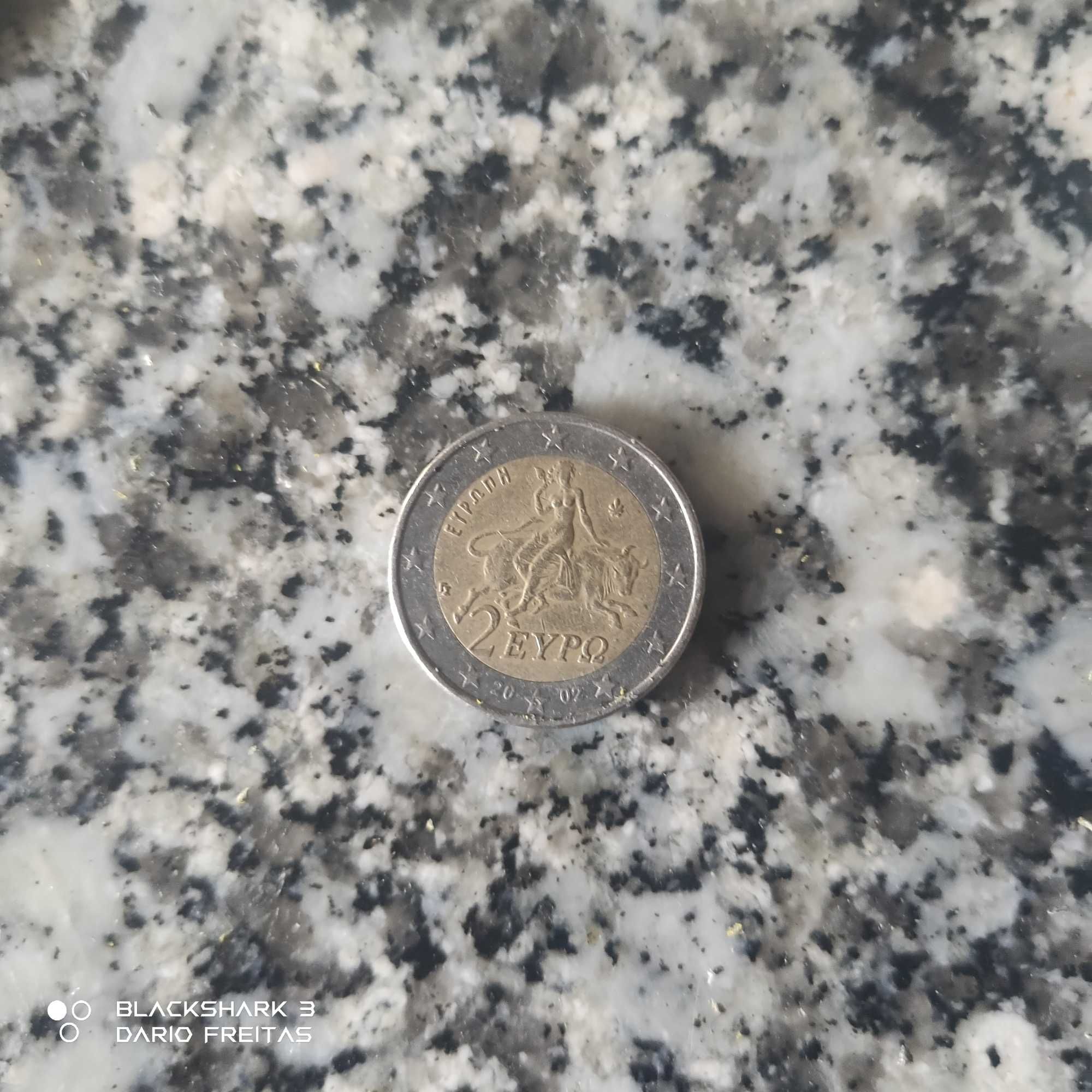 Moeda de 2€ da grecia 2002