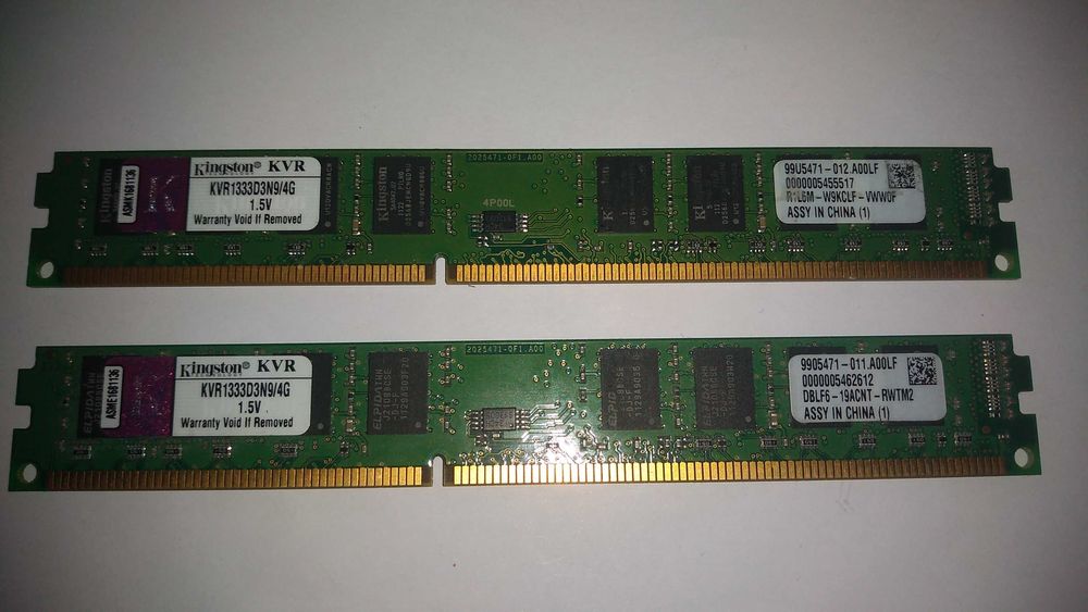 Pamięć 8GB (2x4GB) DDR3 KINGSTON  low profile