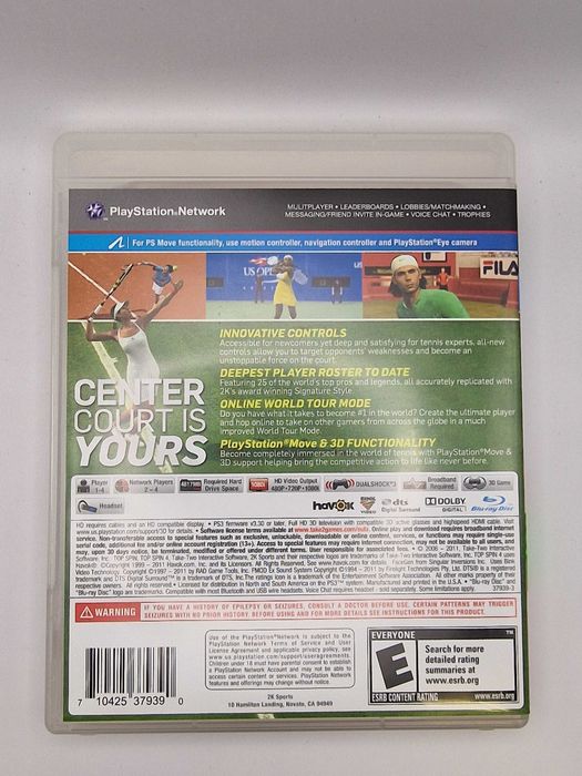 ***TopSpin 4 *PS3* EASYCASH***