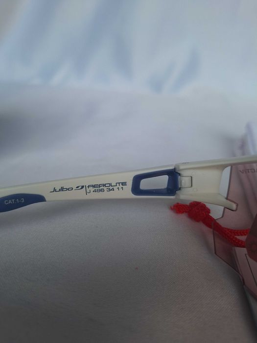 Okulary Sportowe Julbo Aerolite Reactiv Performance Blanc Bleu S1-3