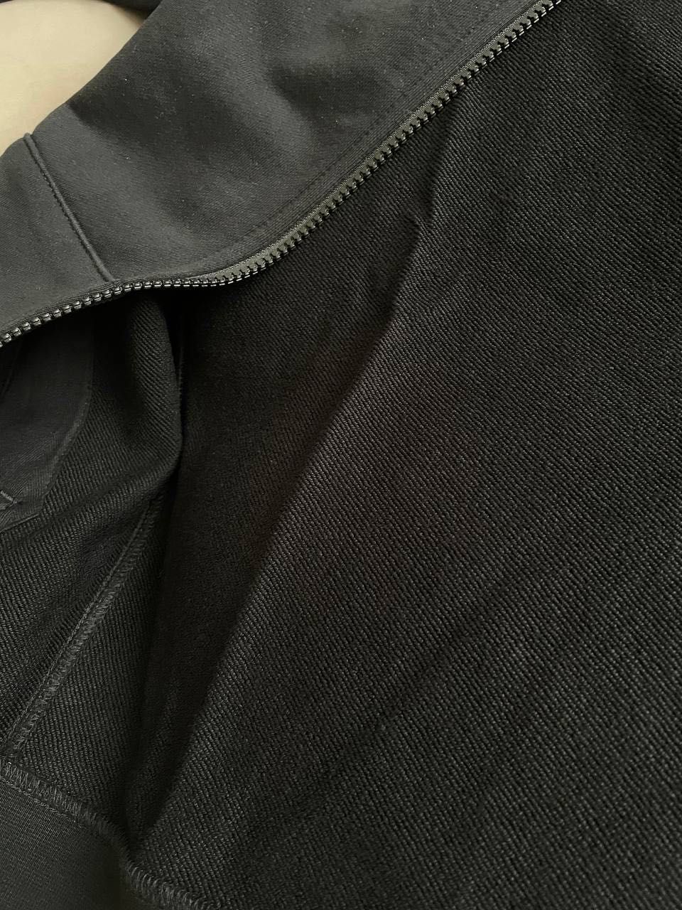 Stone Island Zip Hoodie Black