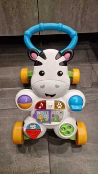 Interaktywny chodzik pchacz Zebra od Fisher Price