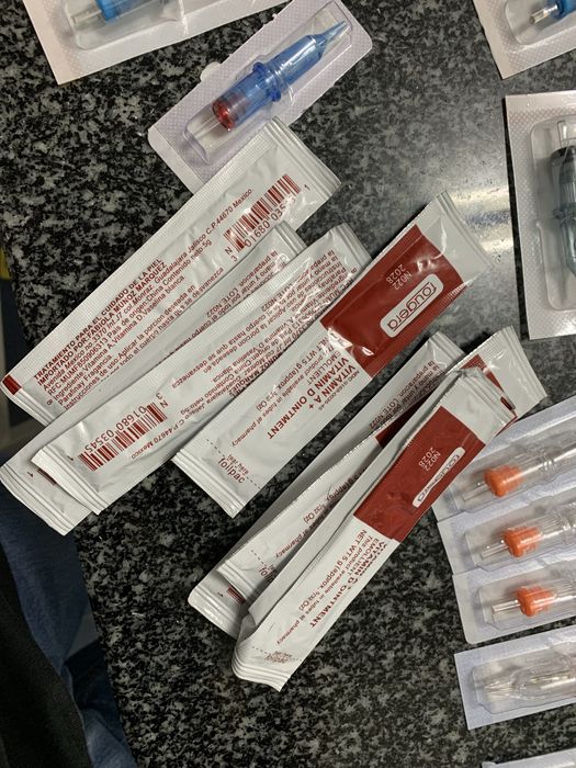 Urgente kit tattoo completo