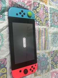 Nintendo Switch + 2 comandos + 1 Jogo