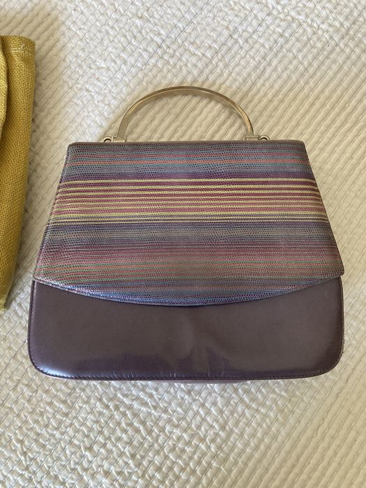 Nova Mala pasta bolsa em couro italiana + mala de praia