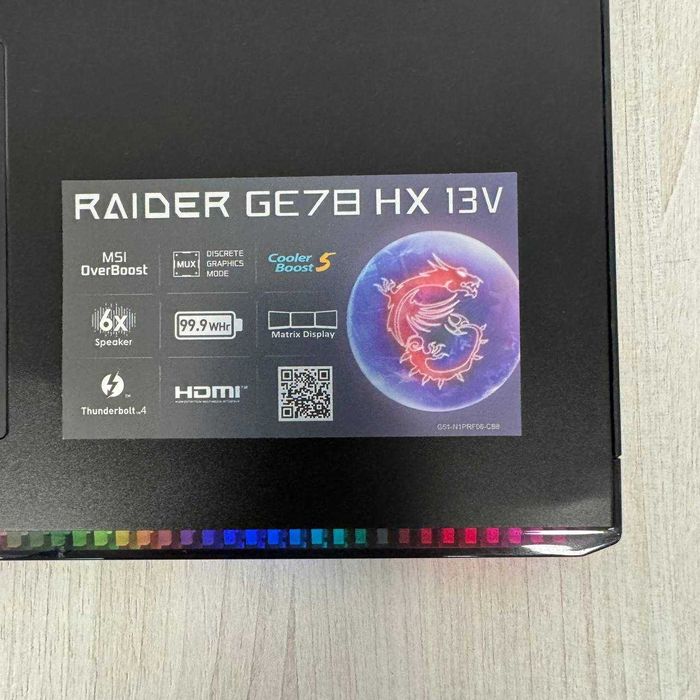 MSI Raider GE78HX 13VG 17.3" 240Hz i9-13950HX 32GB SSD 2TB RTX 4080