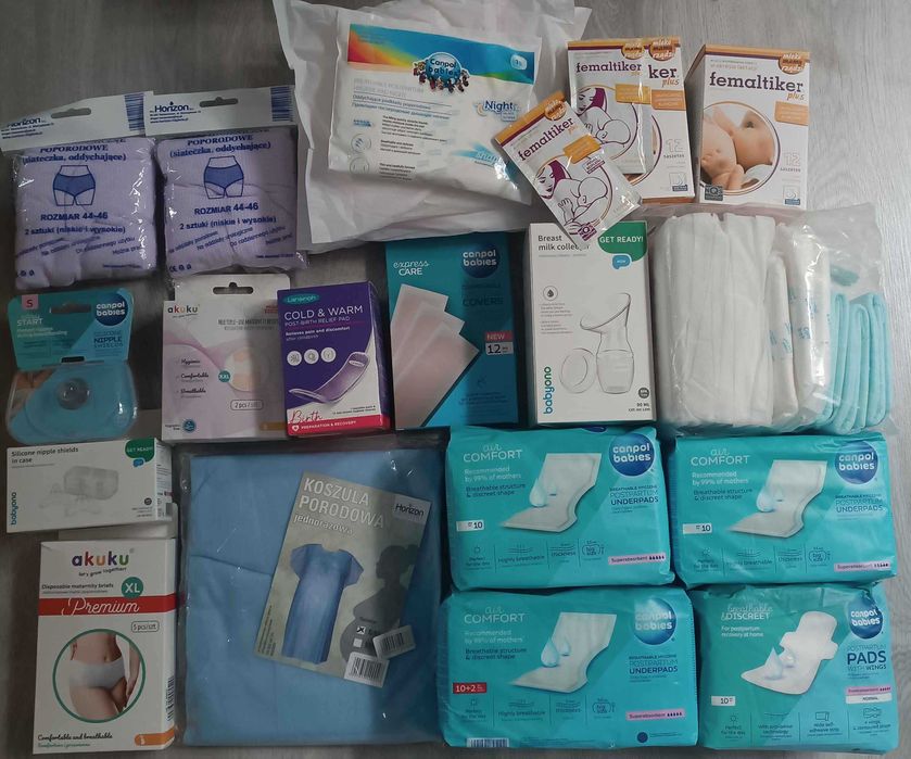Wyprawka dla mamy do szpitala do porodu