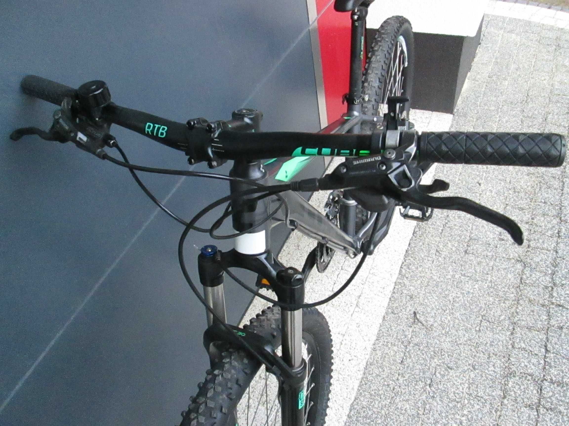 Fajny rower górski MTB CUBE ANALOG ROCK SHOK DEORE XT koła 27,5