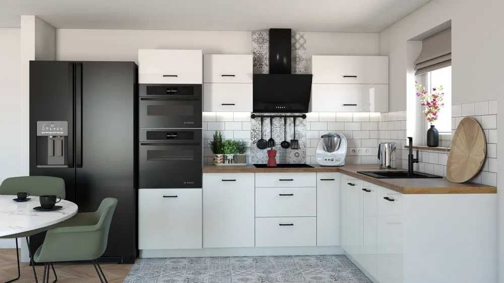 Meble kuchenne zestaw mebli kuchennych wysoki połysk