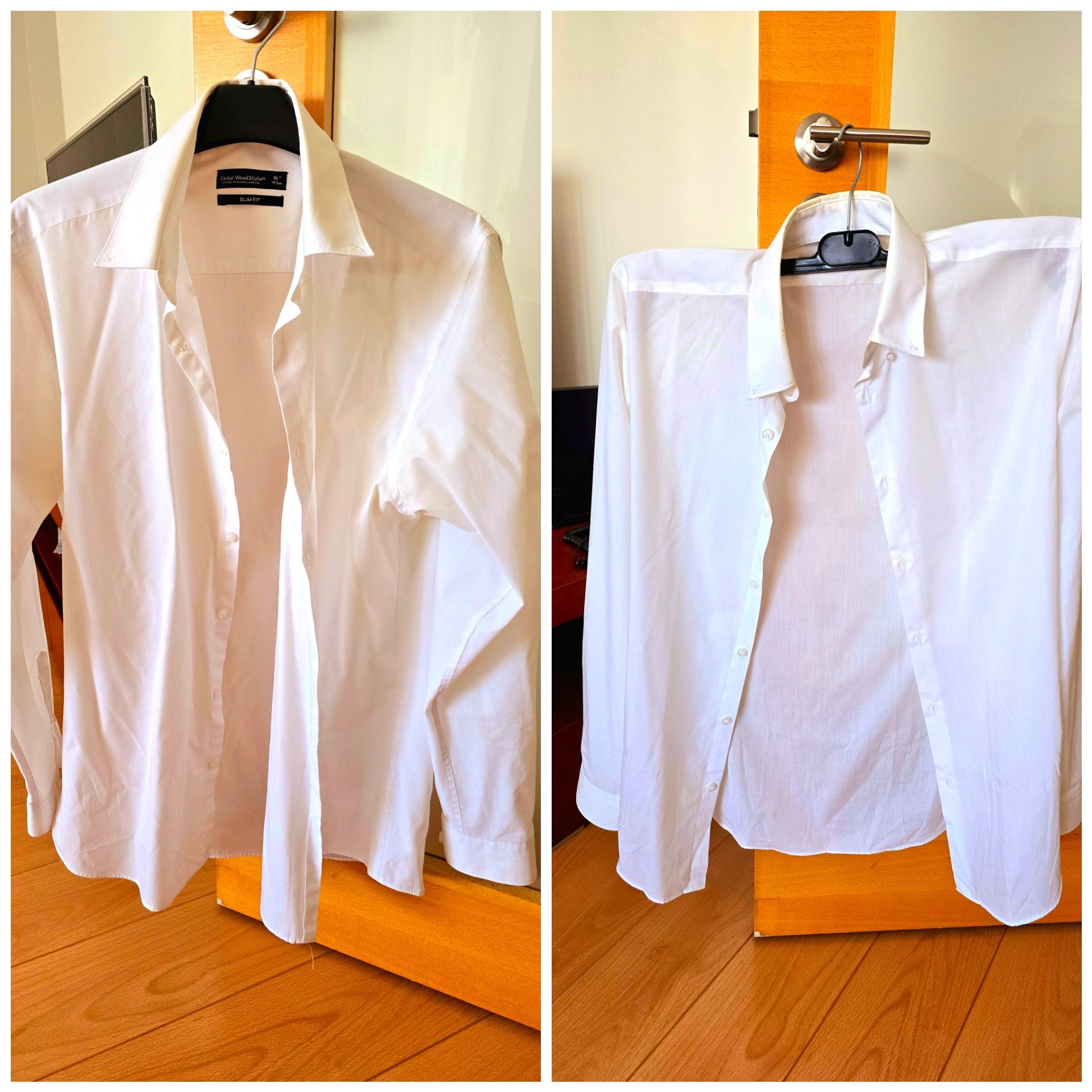 16 Camisas Slim Fit várias cores, c/ pouco uso. Preço especial pack