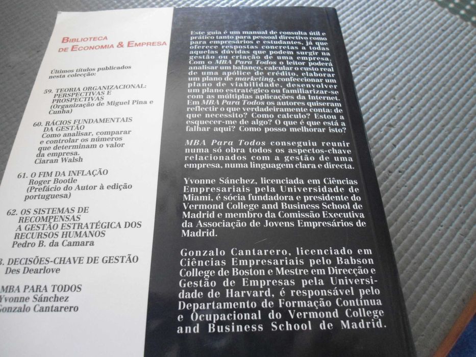 MBA  para todos de yvonne Sánchez e Gonzalo Cantarero