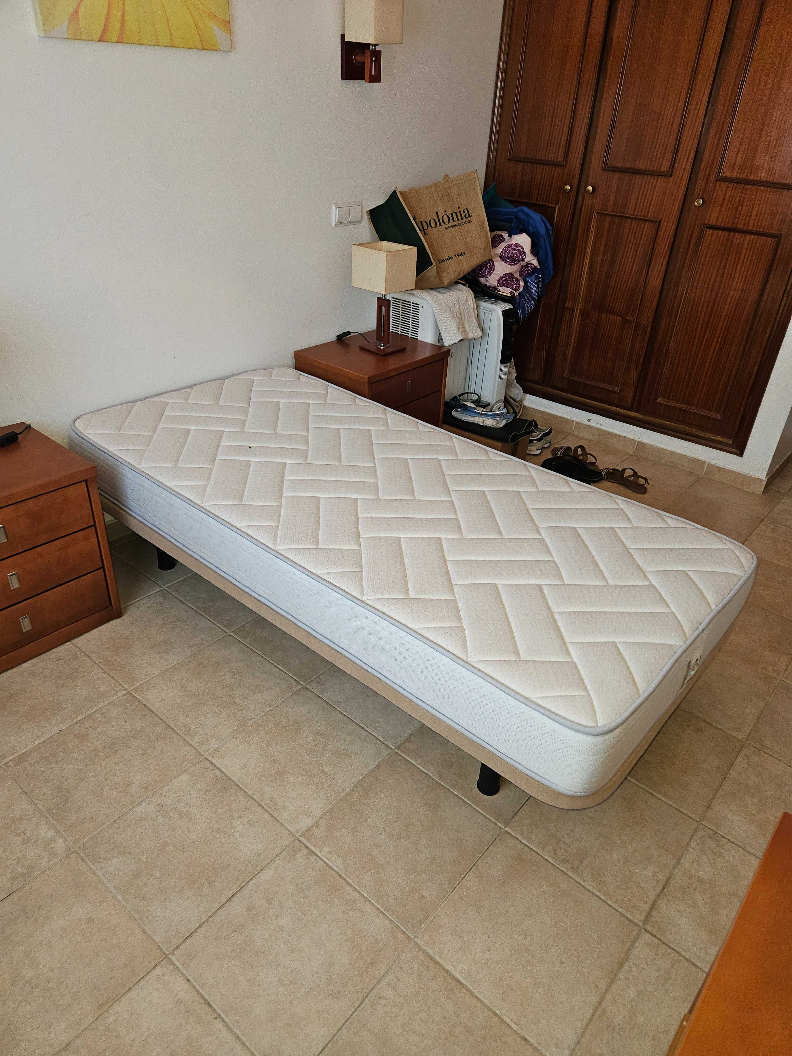 Cama solteiro somier