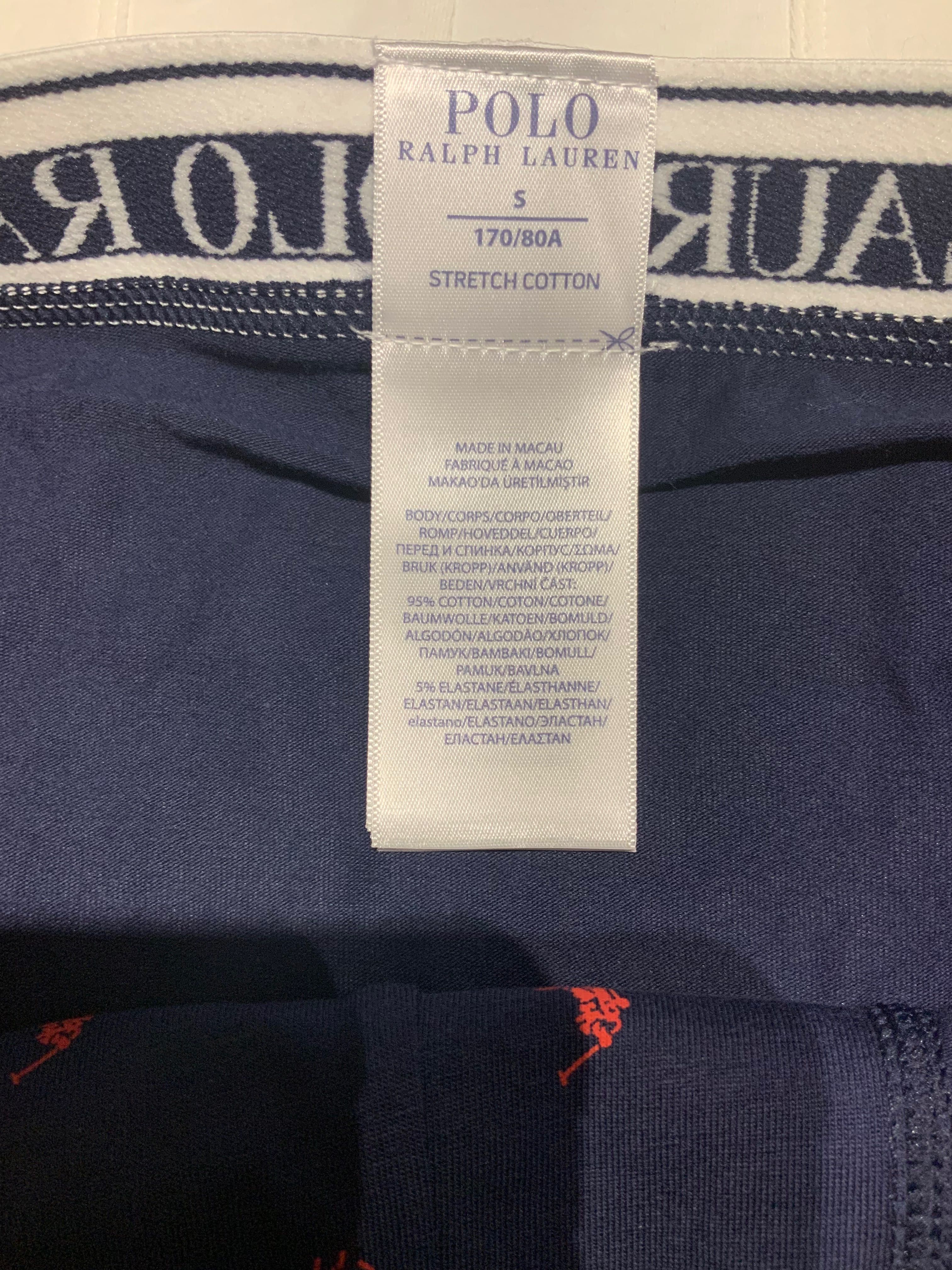 Трусы мужские Polo Ralph Lauren . Оригинал! Набор 3 шт . Size S