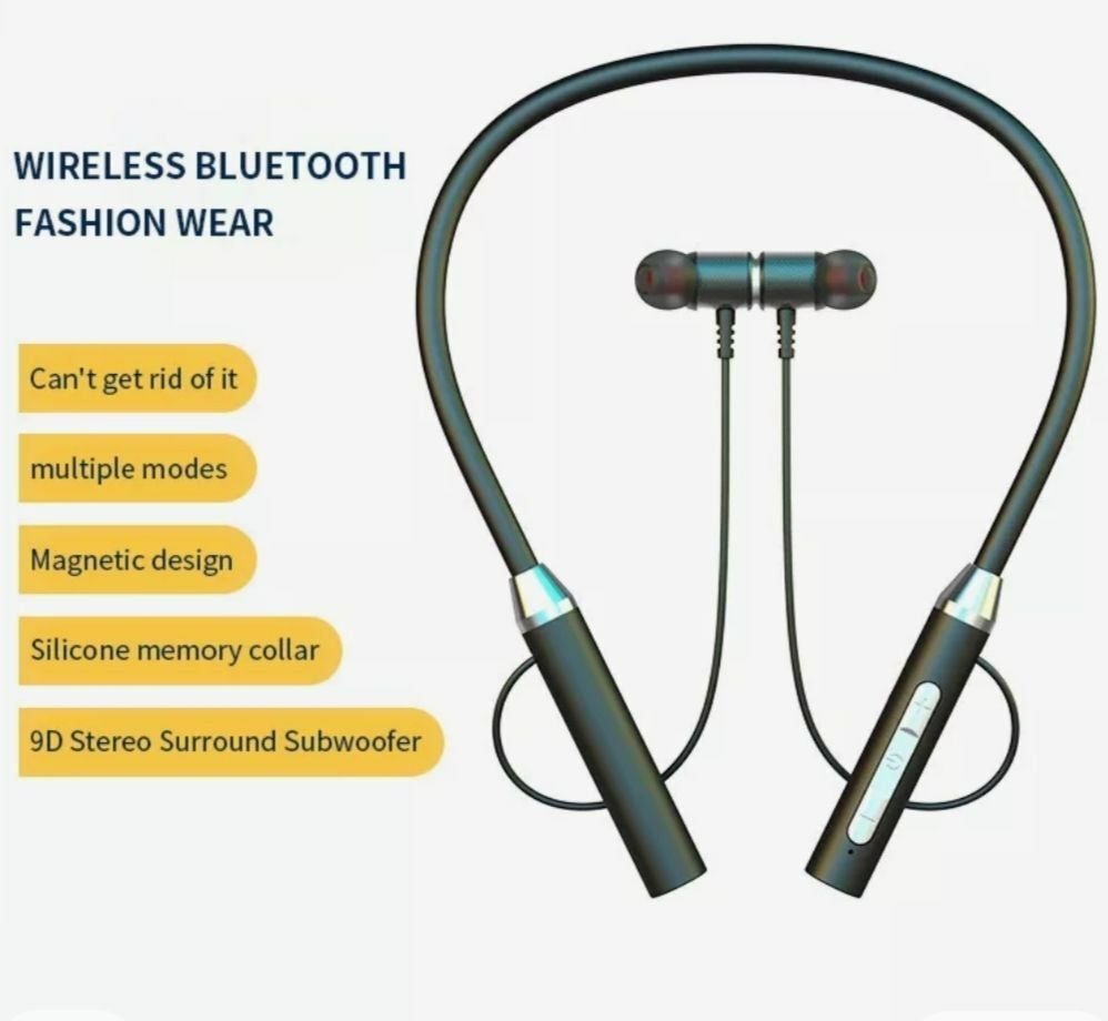 Шейные наушники  Bluetooth. .