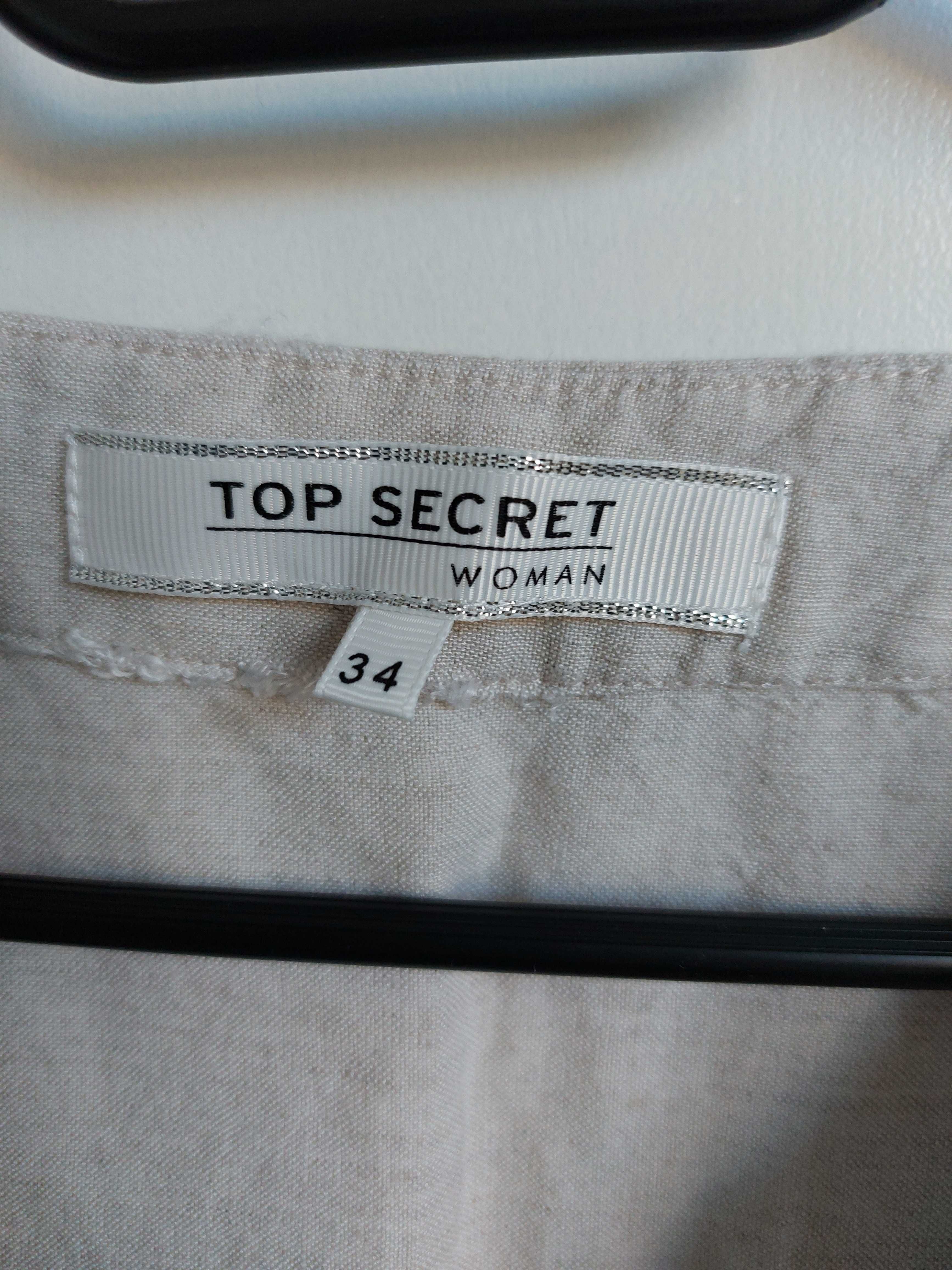 Koszulka lniana Top Secret XS