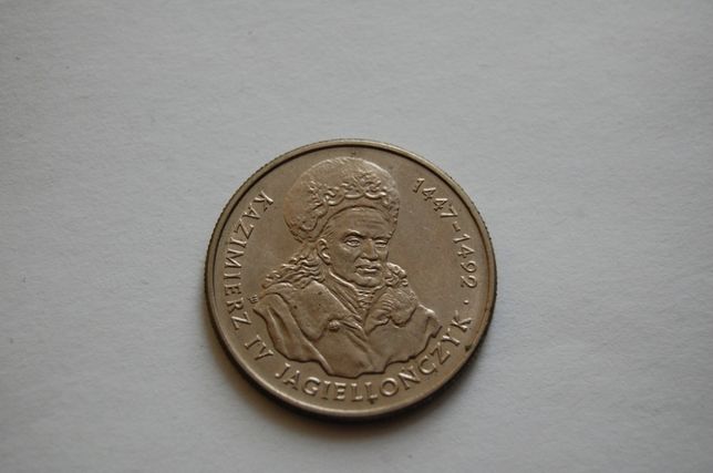 Moneta 20.000 zł z 1993 roku. Kazimierz IV Jagiellończyk.