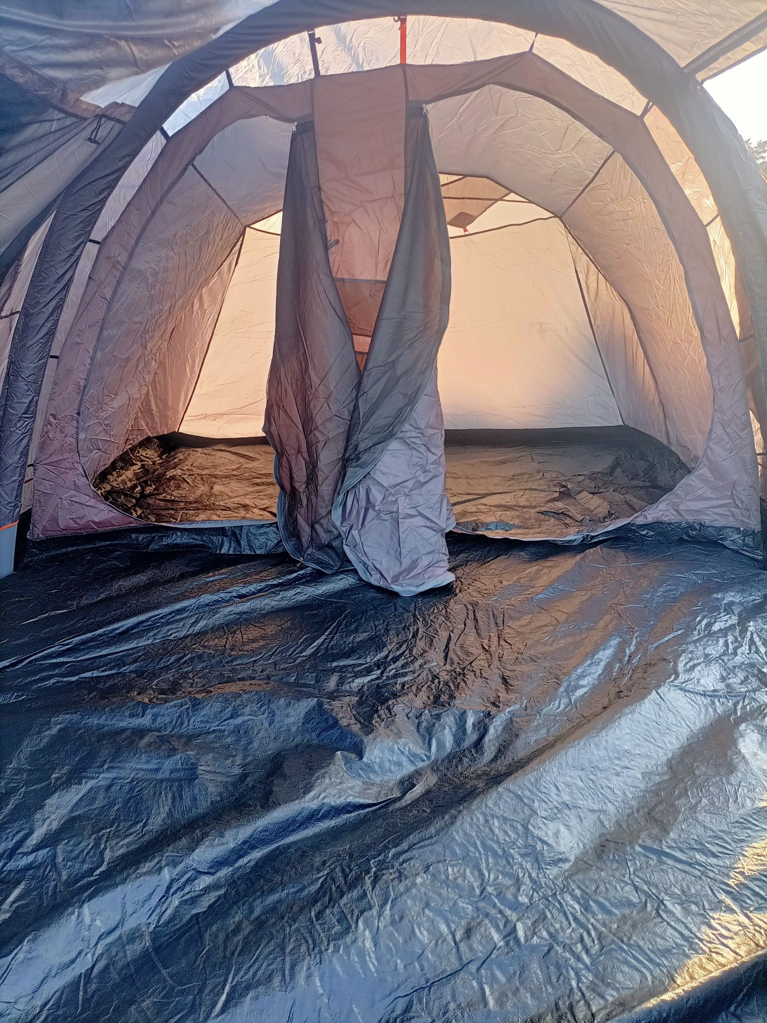 Namiot rodzinny dla 5 osób Portal Outdoor Alfa 5 Air Tent pneumatyczny