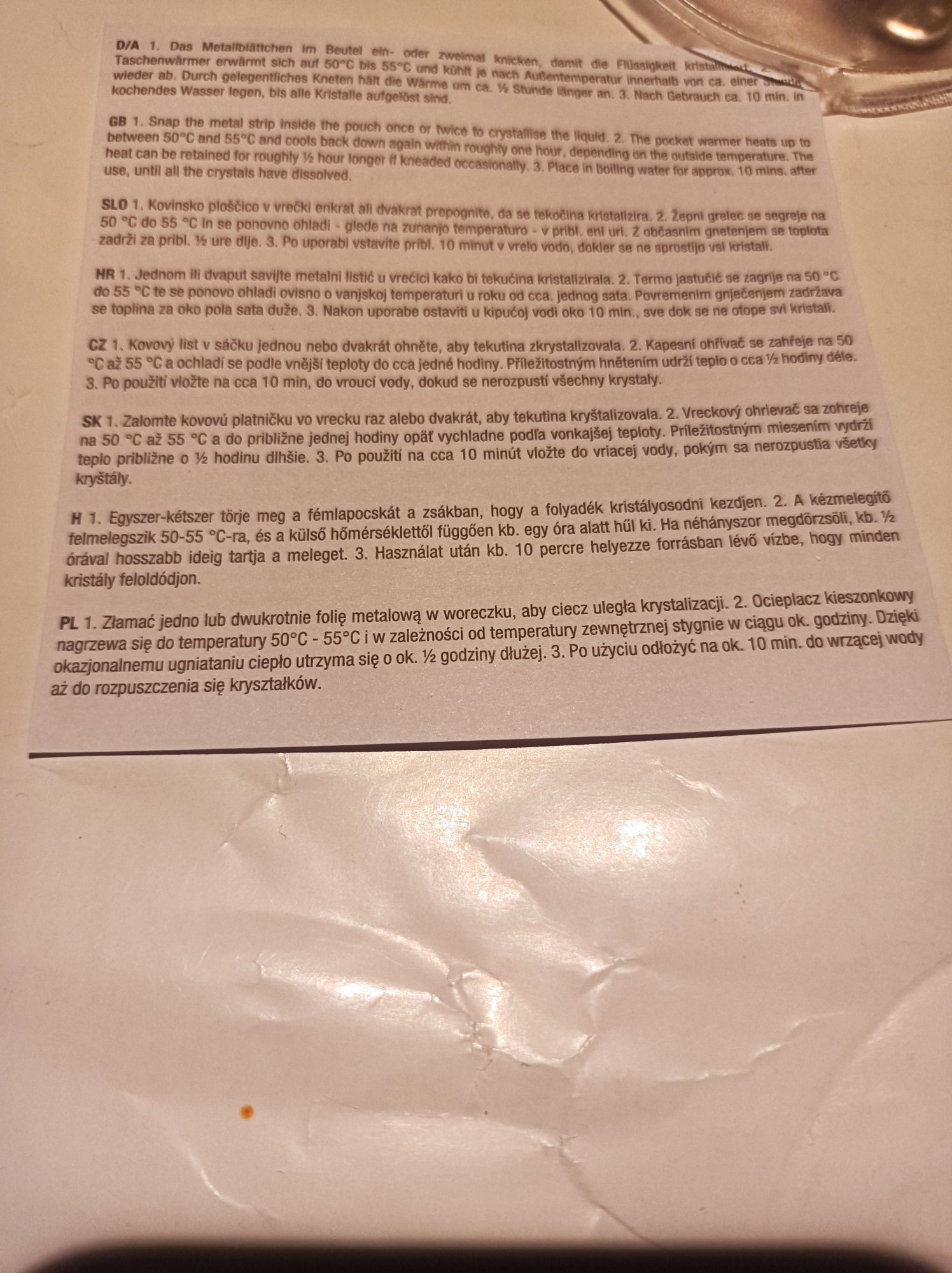 Kieszonkowy ogrzewacz Mikołaj i renifer nowy