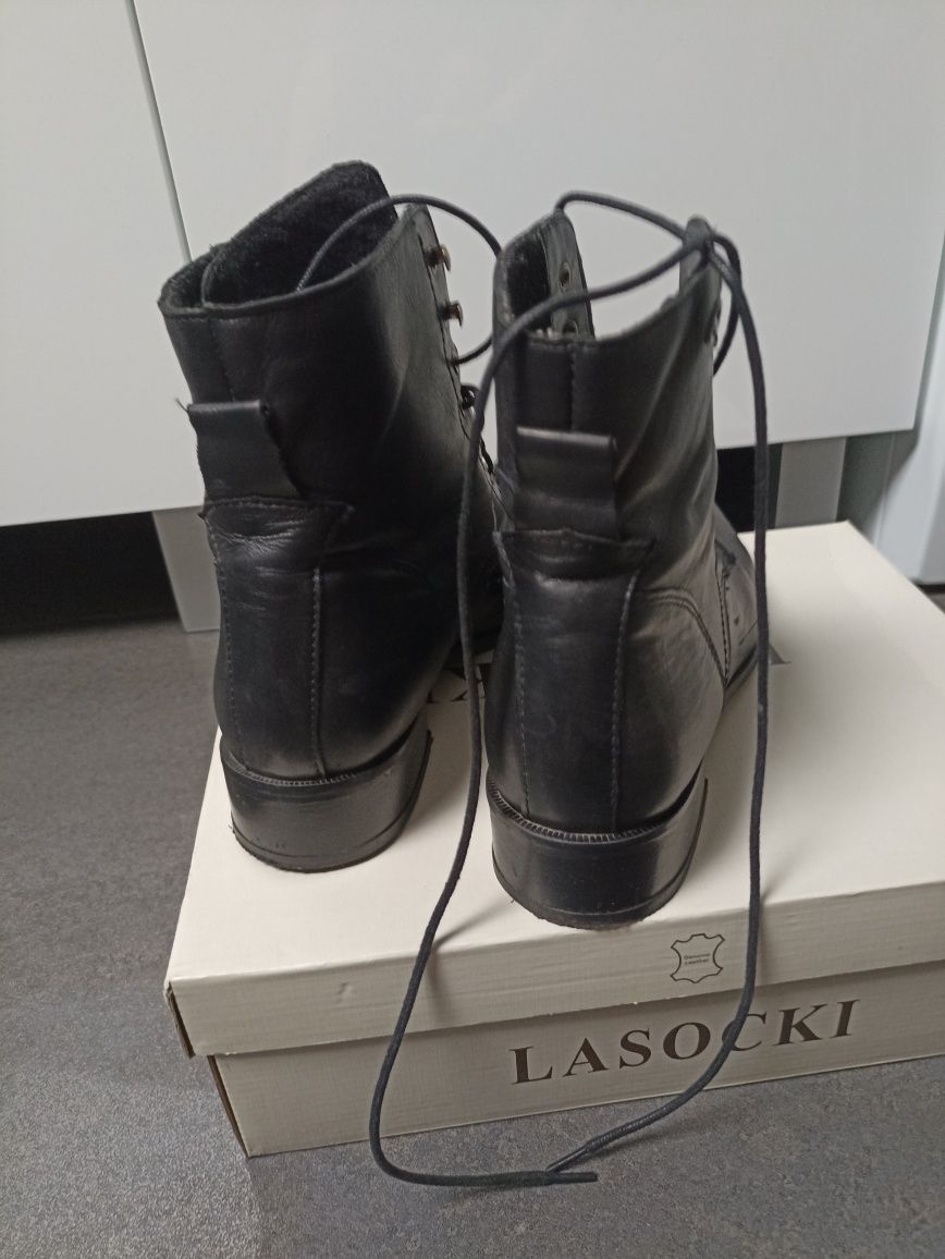Botki damskie skórzane Lasocki 40/ 26cm