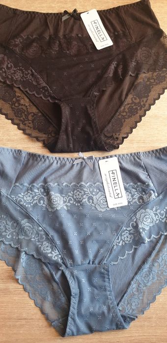 4×Damskie majtki figi z wysokim stanem 3 XL