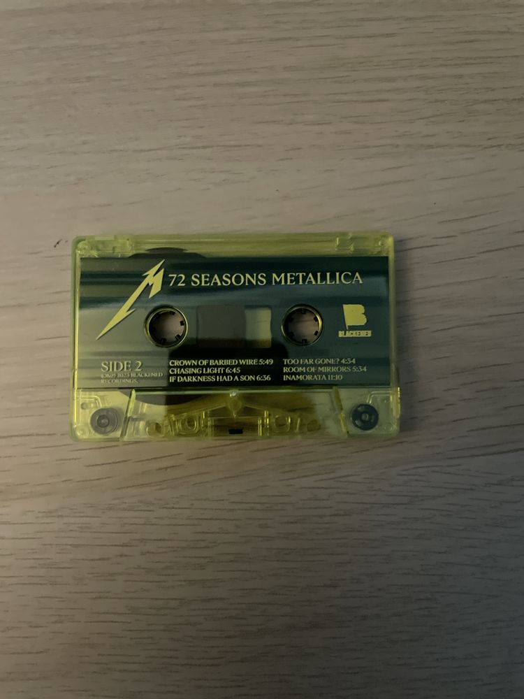 Kaseta Metallica - 72 Seasons (Transparent Yellow)