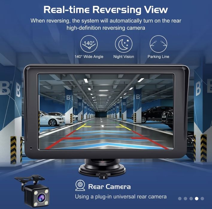 Nawigacja samochodowa CarPlay Android Auto kamera NOWA! SUPER PREZENT