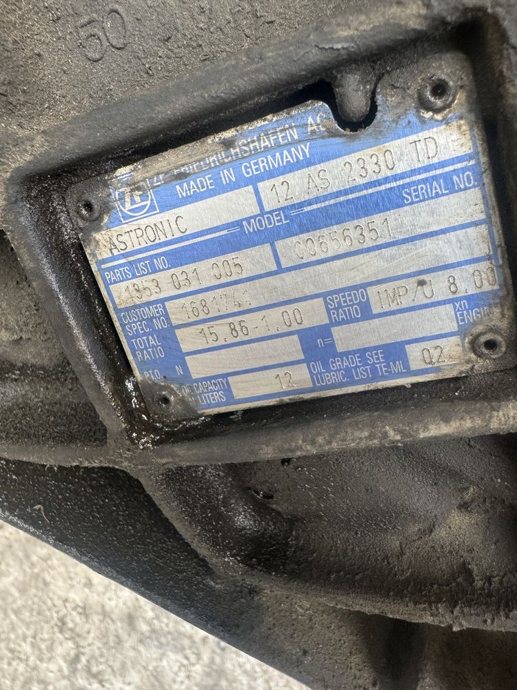 АКПП ZF ASTRONIC 12 AS 2330 DAF 105 E5 2011р
