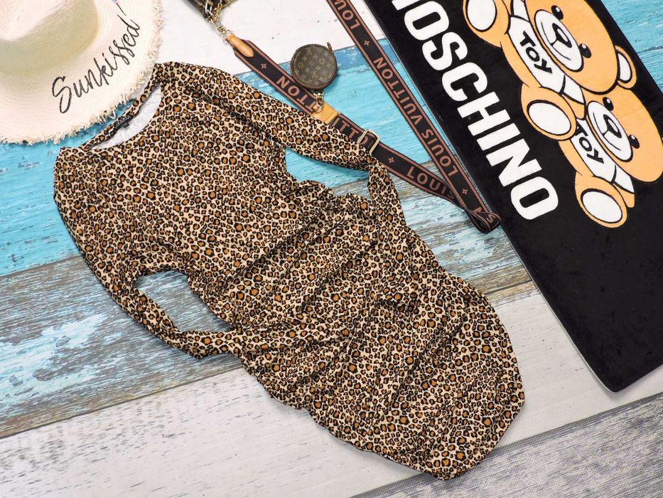 Liberté Sukienka ołówkowa marszczenie cętki S/M