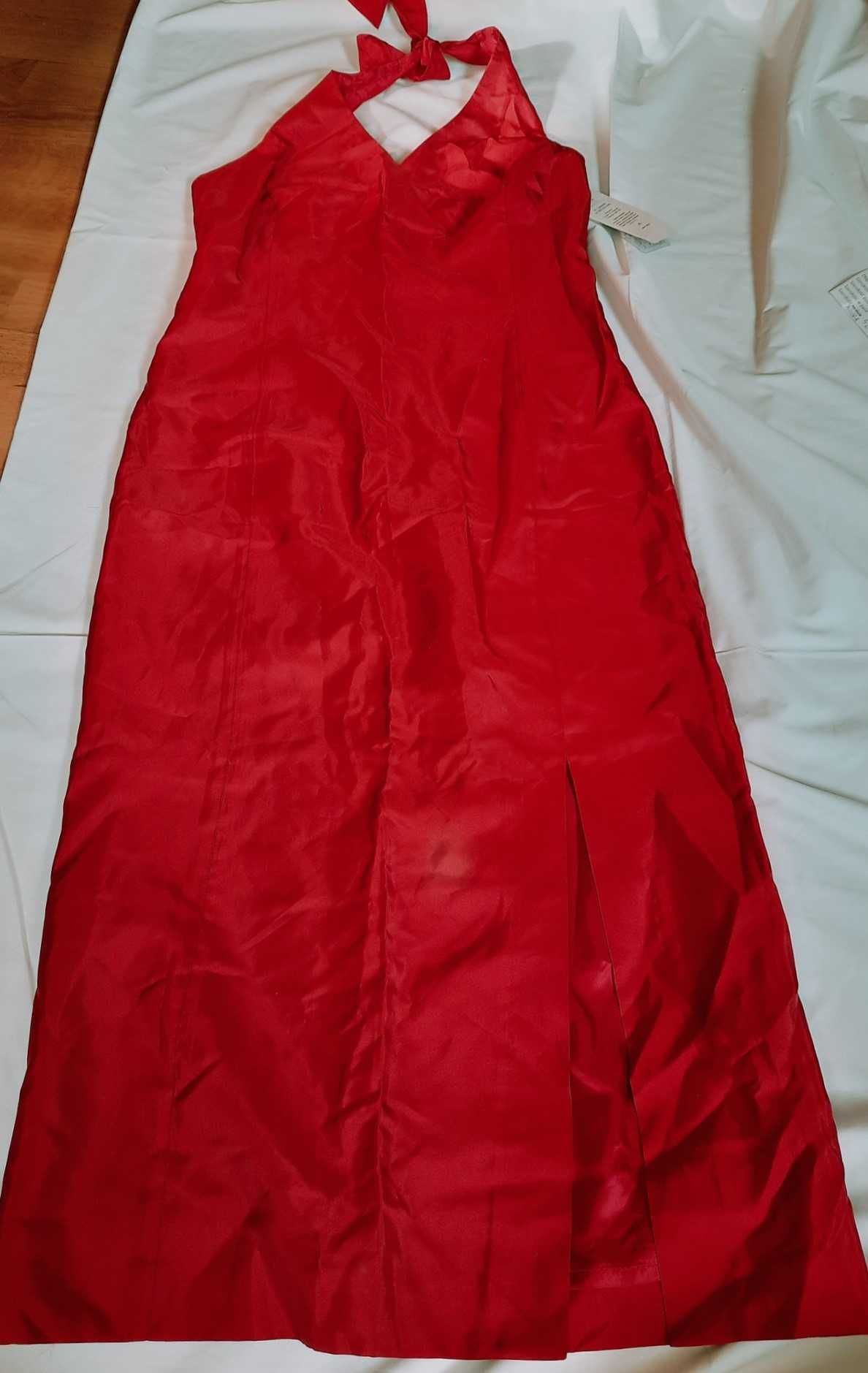 Czerwona Sukienka GAPA Fashion roz 42
