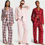 Фланелевий довгий піжамний комплект Victoria's Secret. XS, S, М, L.