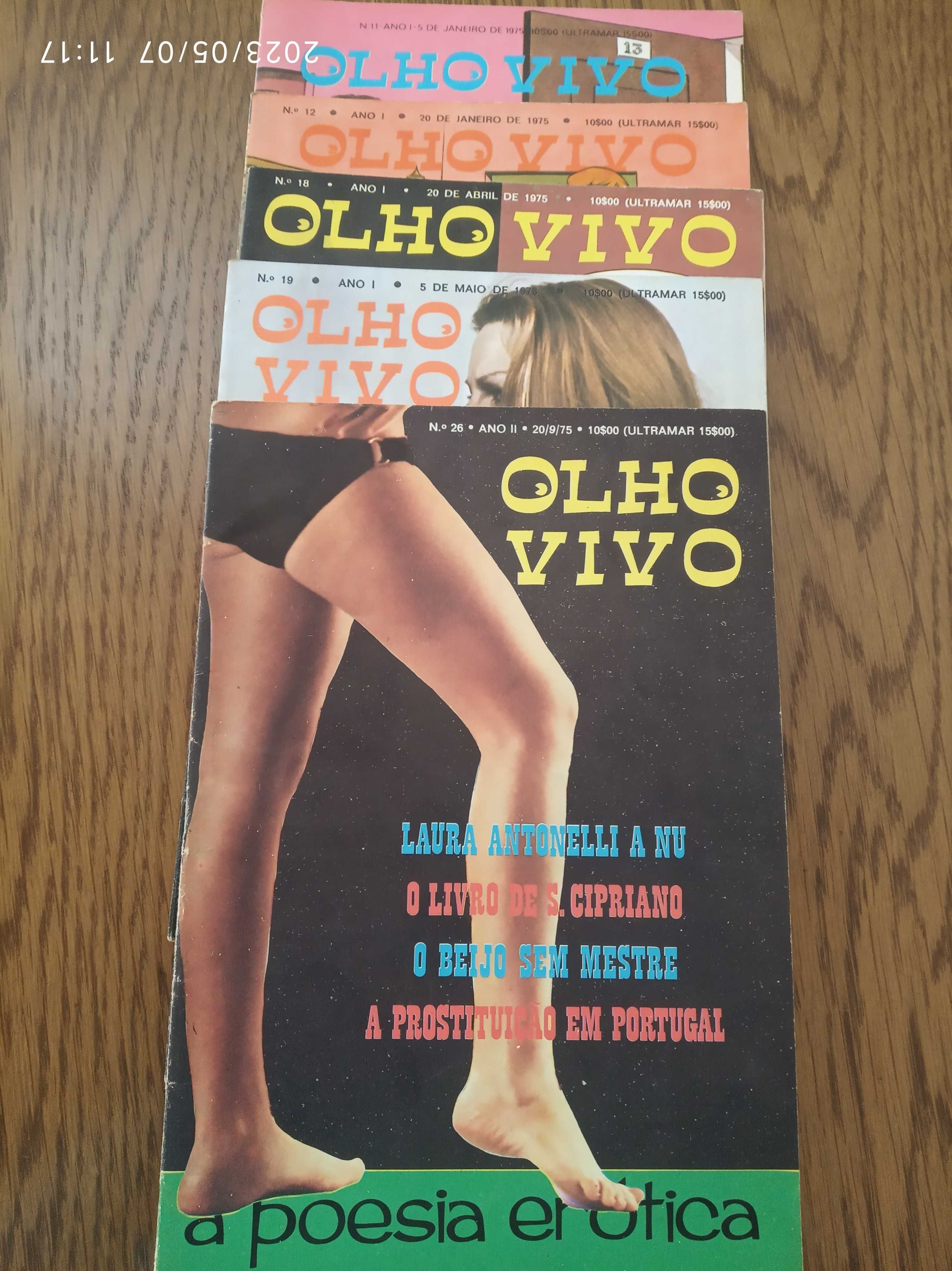 Revistas Olho Vivo - 1975