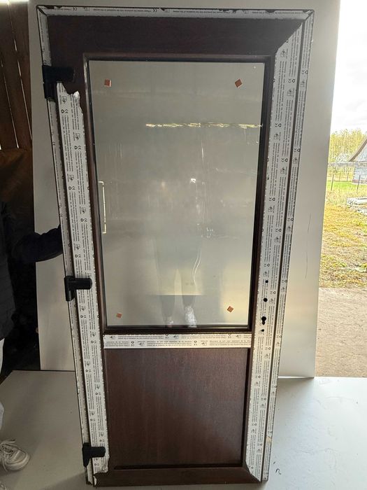 Drzwi PCV 90x200 (Białe Antracyt orzech) Od ręki! Transport cała PL!