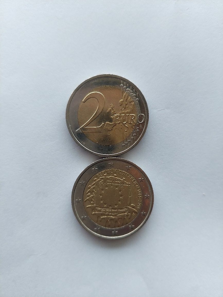 Moedas várias 2 euros CTT grátis