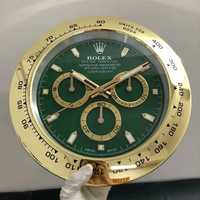 Zegar ścienny Rolex Daytona gold/green