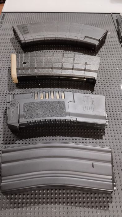Carregadores hi cap para airsoft, várias plataformas